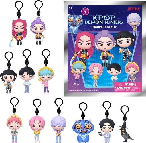 Monogram: KPOP Demon Hunter 3D Foam Bag Clip Series 1 (Random 1 pc)