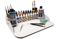 VALLEJO 26.011 WORK STATION (40x35cm) 17/35/60/200ML & BRUSHES