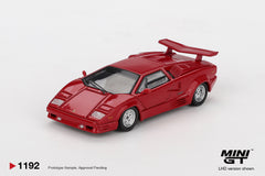 1/64 Mini GT Lamborghini Countach 25th Anniversary Red # 1192 Box