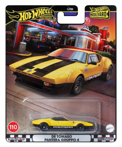 1/64 Hot Wheels Premium Hot Wheel Boulevard De Tomaso Pantera Gruppo 4 (MP)