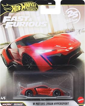 1/64 Hot Wheels Premium Fast and Furious W Motors Lykan Hypersport (MP)