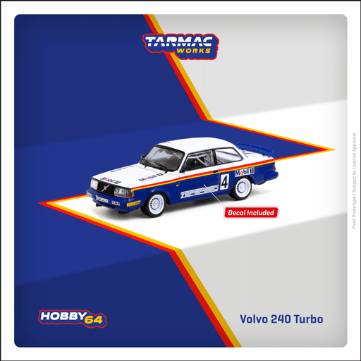 1/64 Tarmac Works Volvo 240 Turbo Malaysian Group A Championships 1987 Winner Per-Gunnar Andersson HOBBY64