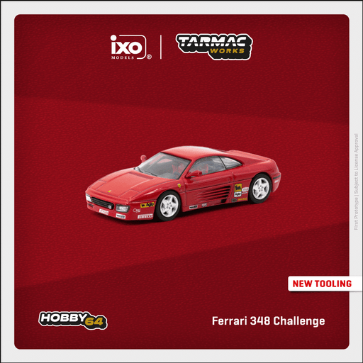 1/64 Tarmac Works Ferrari 348 Challenge Presentation HOBBY64