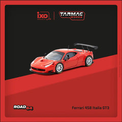 1/64 Tarmac Works Ferrari 458 Italia GT3 Red ROAD64