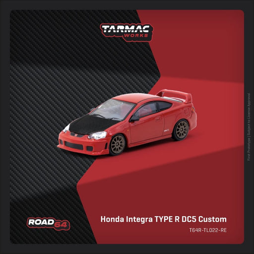 1/64 Tarmac Works Honda Integra Type R Custom Red ROAD64