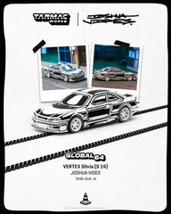 1/64 Tarmac Works Nissan Vertex Silvia S14 Designed by Joshua Vides HOBBY64