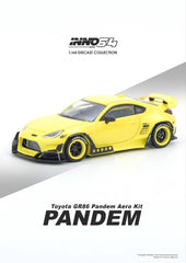 1/64 Inno64 Toyota GR86 Pandem Aero kit Yellow IN64-GR86P Yellow