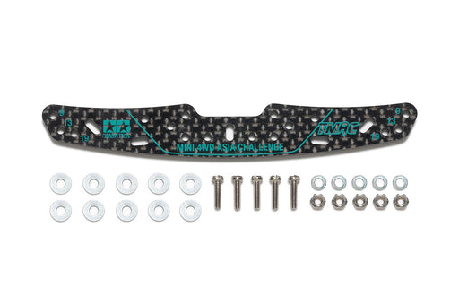 Mini 4WD GUP HG Carbon Multi Roller Setting Stay (3mm) TMAC Limited Green logo