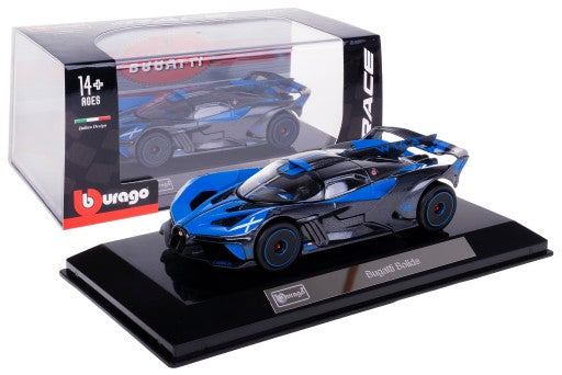 Bburago 1/43 Bugatti Bolide 2020 Blue/Carbon