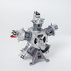 DM116 5-Cylinder Radial Engine Mechanical Model Kit DIY All Metal Assembly 230+ Pieces
