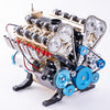 DM118 V8 Engine Mechanical Model Kit DIY All Metal Assembly 500+ Pieces