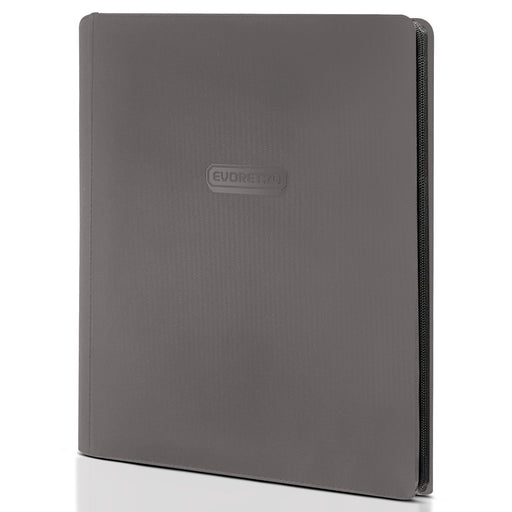 EVORETRO Premium Zip Binder 360 Cards Gray