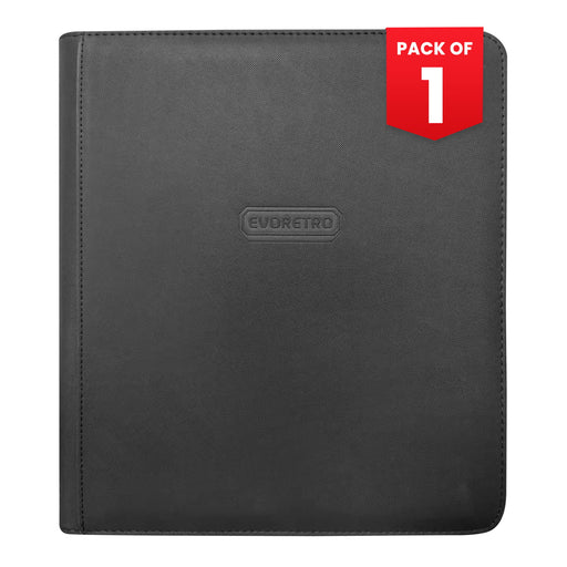 EVORETRO 4x3 Binder 528 cards with  Zipper fits Black
