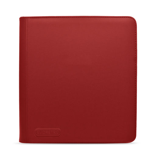 EVORETRO 4x3 Binder 528 cards with Zipper Red