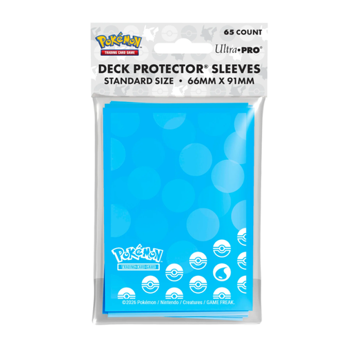 UltraPro Pokemon Energy Water Standard Deck Protector Sleeves (65 ct)