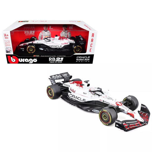 Bburago 1/18 Oracle Red Bull Racing RB21 2025 Japan GP #1 Max Verstappen