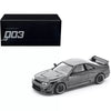 1/64 PopRace PRDC-003 Nissan Skyline GTR R33 400R Dark Chrome Series Limited Edition (MP)