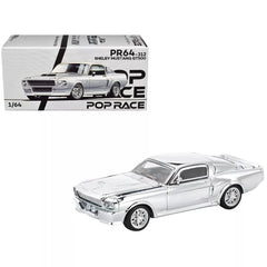 1/64 PopRace PR64-312 Shelby Mustang GT500 Silver Chrome (MP)