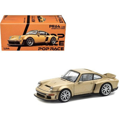 1/64 PopRace PR64-132 Porsche Singer DLS Turbo Gold (MP)