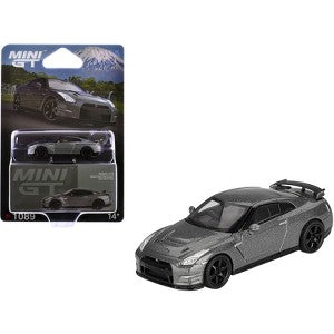 1/64 Mini GT Nissan GT-R Nismo R35 CRS Version Dark Metal Gray Metallic #1089 BLISTER