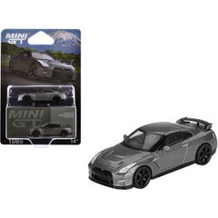 1/64 Mini GT Nissan GT-R Nismo R35 CRS Version Dark Metal Gray Metallic #1089 BLISTER