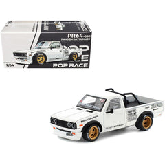 1/64 PopRace PR64-350 Datsun Pandem Pickup Truck Rocket Bunny Racing 620 White (MP)