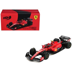1/64 BBR Models Formula 1 Ferrari SF23 #55 Carlos Sainz Monaco GP 2023