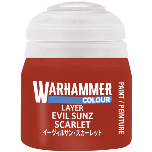 Warhammer Colour Layer Evil Sunz Scarlet 12ml