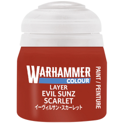 Warhammer Colour Layer Evil Sunz Scarlet 12ml