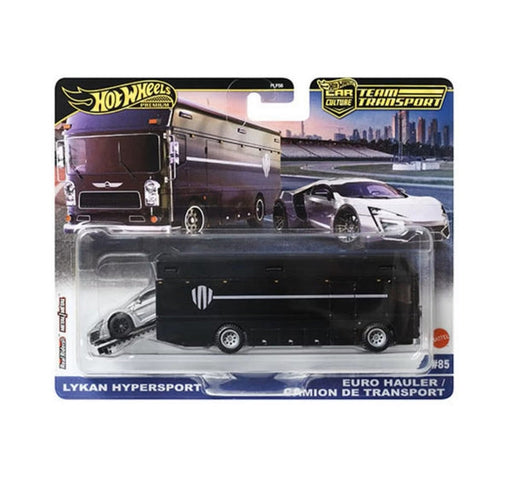 1/64 Hot Wheels Premium Car Culture Team Transport Lykan Hypersport and Euro Hauler (MP)