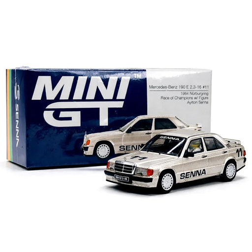 1/64 Mini GT Mercedes-Benz 190 E 2.3-16 #11 Senna #1076