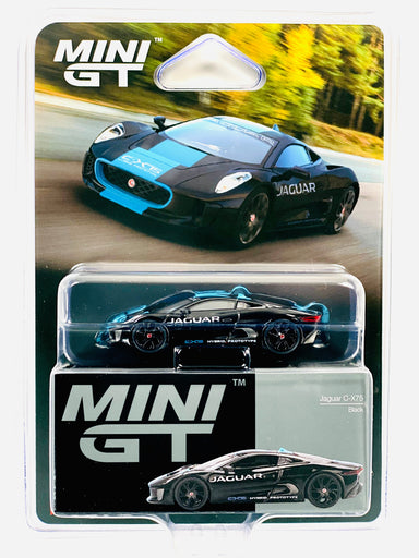 1/64 Mini GT Jaguar C-X75 Black MGT01070-BL BLISTER