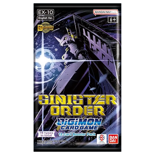 Digimon Card Game EX10 Sinister Order Extra Booster Pack English