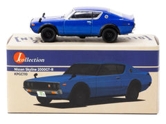 1/64 Jcollection Nissan Skyline 2000GT-R KPGC110 RHD Blue Metallic