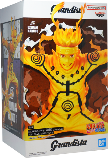 Banpresto Naruto Shippuden Uzumaki Naruto II Grandista Figure