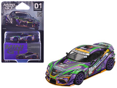 1/64 Mini GT Toyota GR Supra KUHL 2021 D1GP Evangelion Racing #951 BLISTER