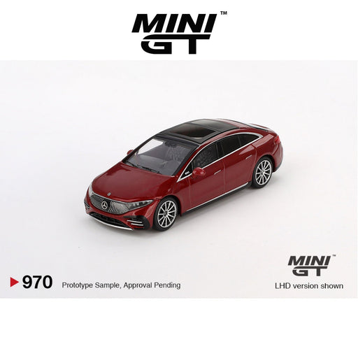 1/64 Mini GT Mercedes-Benz EQS 580 4Matic Red Metallic #970