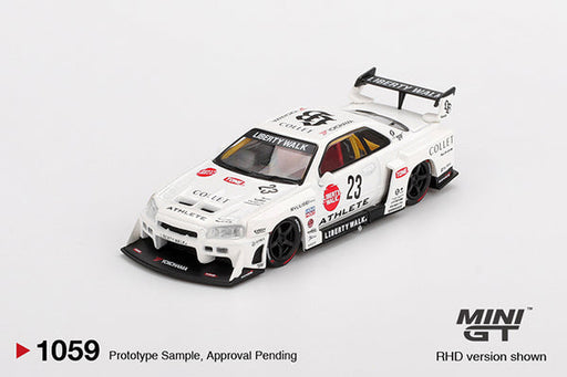 1/64 Mini GT Nissan LB-Super Silhouette LB-ER34 Athlete/Collet 2024 MGT01059-CH