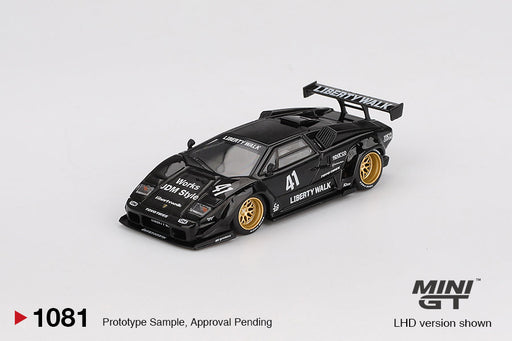 1/64 Mini GT Lamborghini Countach LB-WORKS Black MGT01081-CH