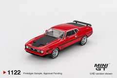 1/64 Mini GT Ford Mustang Mach1 1971 Race Red MGT01122-CH