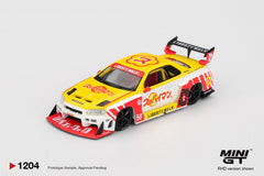 1/64 Mini GT Nissan Skyline LB-ER34 Super Silhouette Suppaiman Okinawa (MP)