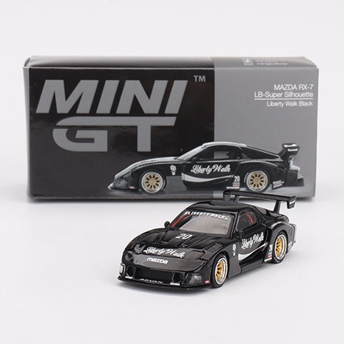 1/64 Mini GT Mazda RX-7 LB-Super Silhouette Black