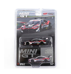 1/64 Mini GT Honda NSX-GT Type S GT500 #64 2003 (Black/White/Red) Blister Pack MGT00992-BL