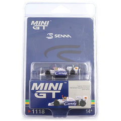 1/64 Mini GT Toleman TG184 #19 Ayrton Senna 1984 Monaco GP 2nd Place #1118 BLISTER