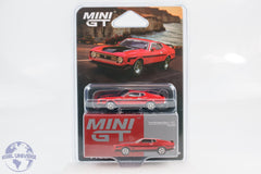 1/64 Mini GT Ford Mustang Mach1 1971 Race Red MGT01122-BLISTER