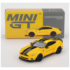 1/64 Mini GT LB Works FORD MUSTANG Yellow # 1077