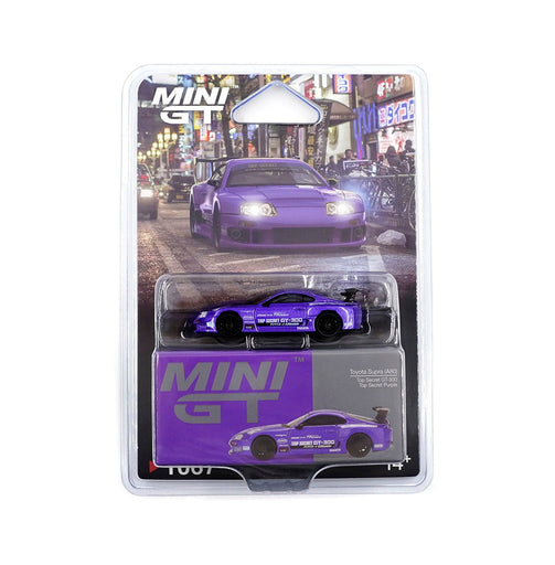 1/64 Mini GT Toyota Supra (A80) Top Secret GT-300 Top Secret Purple MGT01067-BLISTER