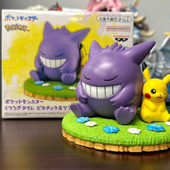 Pokemon Relaxing Time Pikachu & Gengar Figure (MP)
