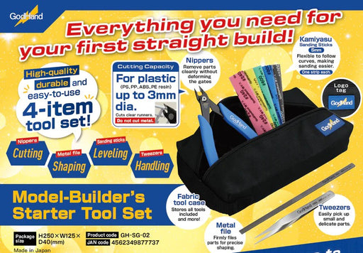 G Hand Plastic Model-Builders Starter Tool Set