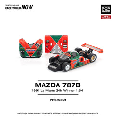 1/64 PopRace PR64-301 Mazda 787B Le Mans 1991 Winner (MP)